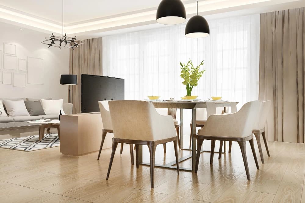 Walnut Dining Table Set