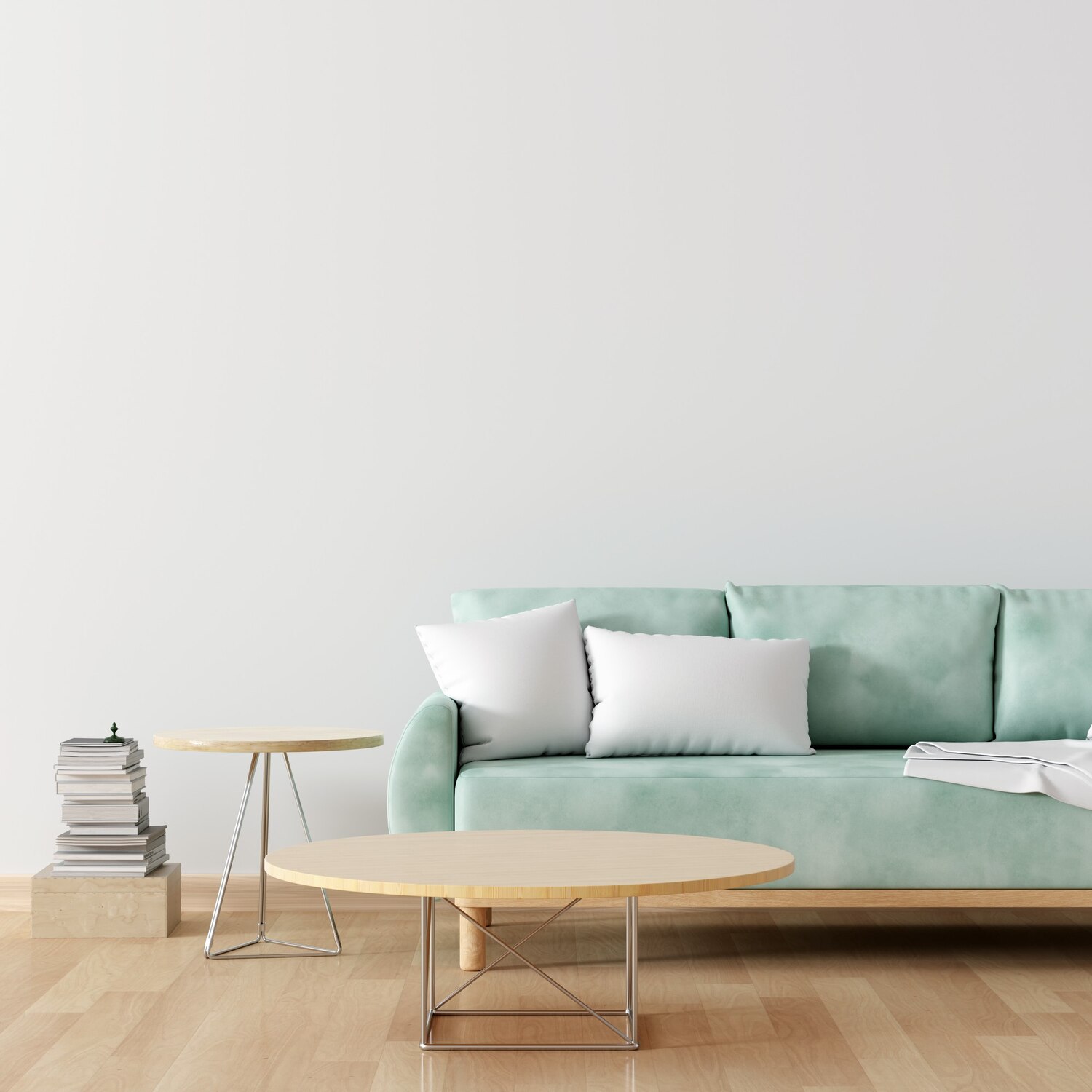 Green sofa