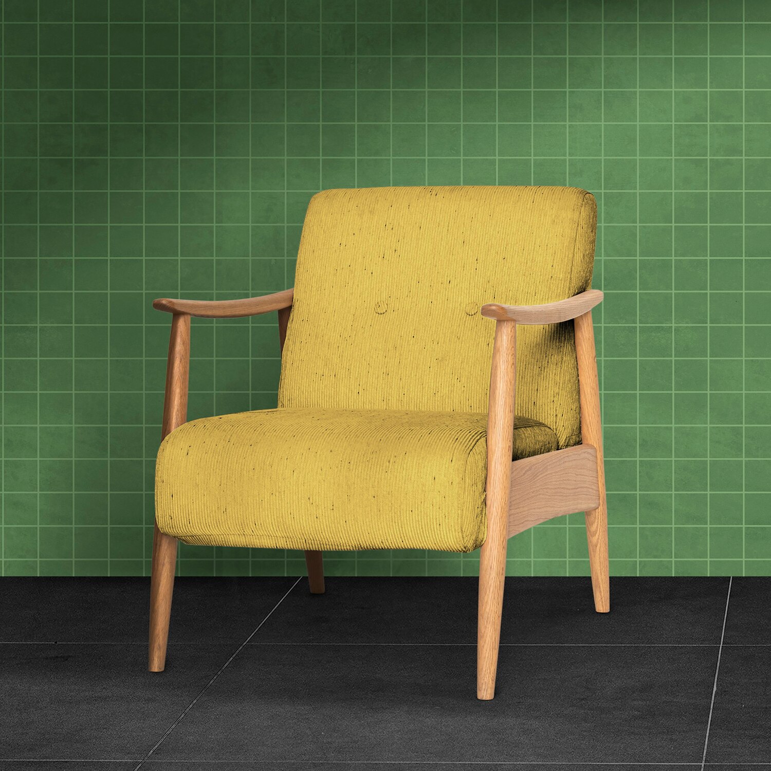 Yellow armchair